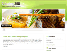 Tablet Screenshot of catering365.ie